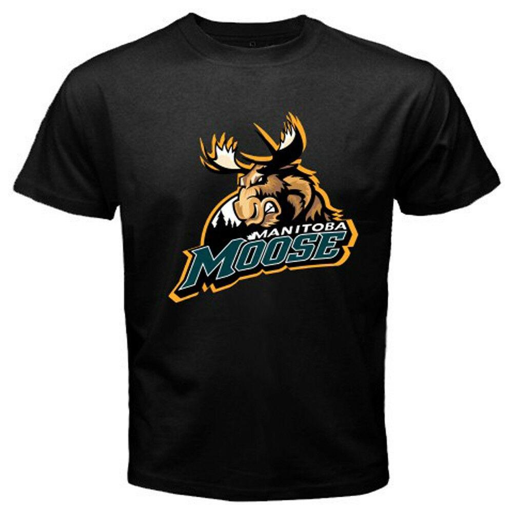 

Черная футболка унисекс Manitoba Moose Ahl Hockey Throwback