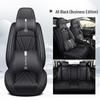 Premium Nappa Leather Car Seat Cushion, Stain-Resistant, Breathable, Full Coverage for All Seasons
