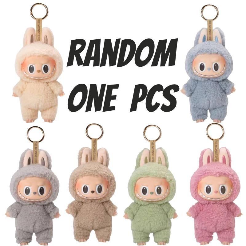 Эксклюзивная серия Labubu Mokoko Sweetheart Макарон Плюшевая кукла Блайнд бокс Коллекционная