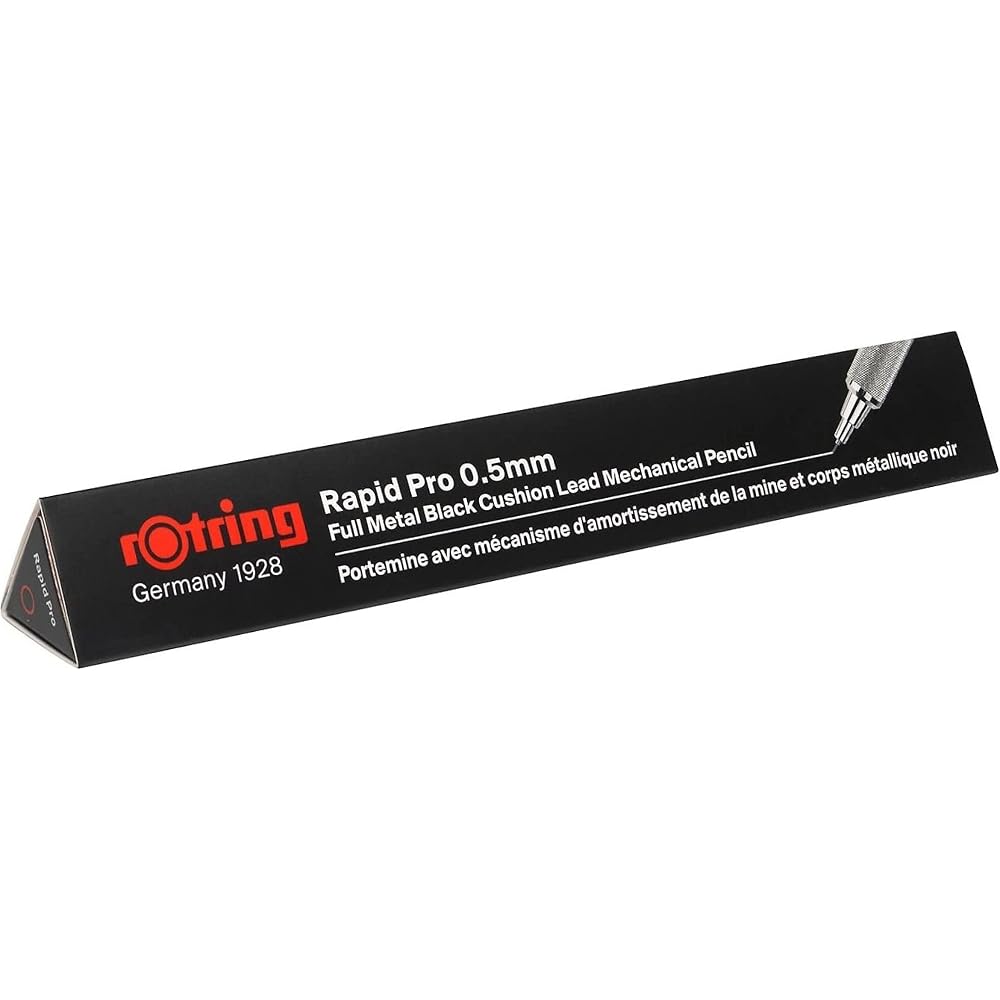 Rottling Mechanical Pencil Rapid Pro 0.5mm Black 1904-258 [Genuine Japanese]