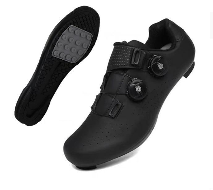 Unisex Hard Sole Cleat Cycling Shoes for Mountain, Road, and Casual Use Size 38