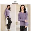 Chushen Women's Slit Hem Knit Sweater