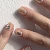 Silver Planet Gel Nails