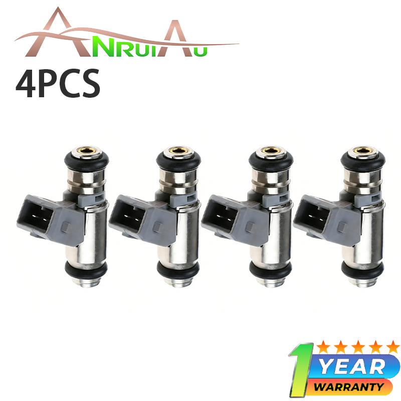 4PCS Fuel Injectors For SEAT Inca 1998-2003 1.6 8V Volkswagen Gol G2 G3 Parati Santana Polo Saveiro 1.6 1.8 8V IWP-044