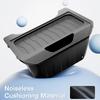 For Tesla Model Y TPE Rear Seat Storage Box Under Air Vent Organizer Backseat Trash Can Garbage Bag Car Interior Accessories