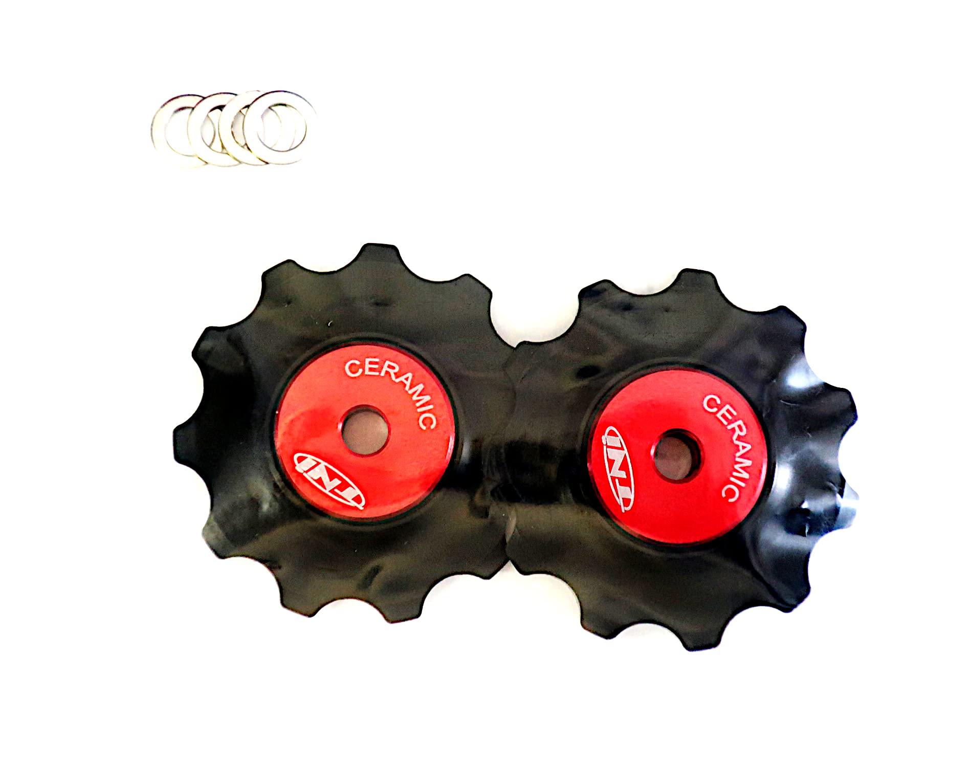 

TNI Ceramic Pulley SET Red (Shimano 11S)