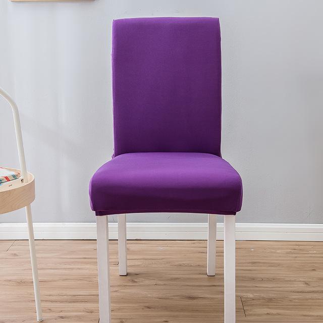 24 Color High High-grade Elastic Chair Cover Home Use Chair Cover Restaurant Hotel Universal Chair Cover Removable Machine Washable Cover