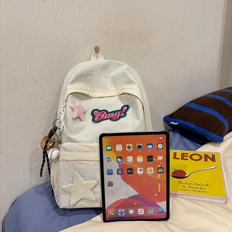 Women's Backpack Cartoon Star Backpack Student Schoolbag