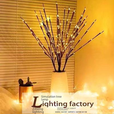 Gałęzie LED: 20 lamp girlandowych w kształcie kwiatów do dekoracji noworocznych