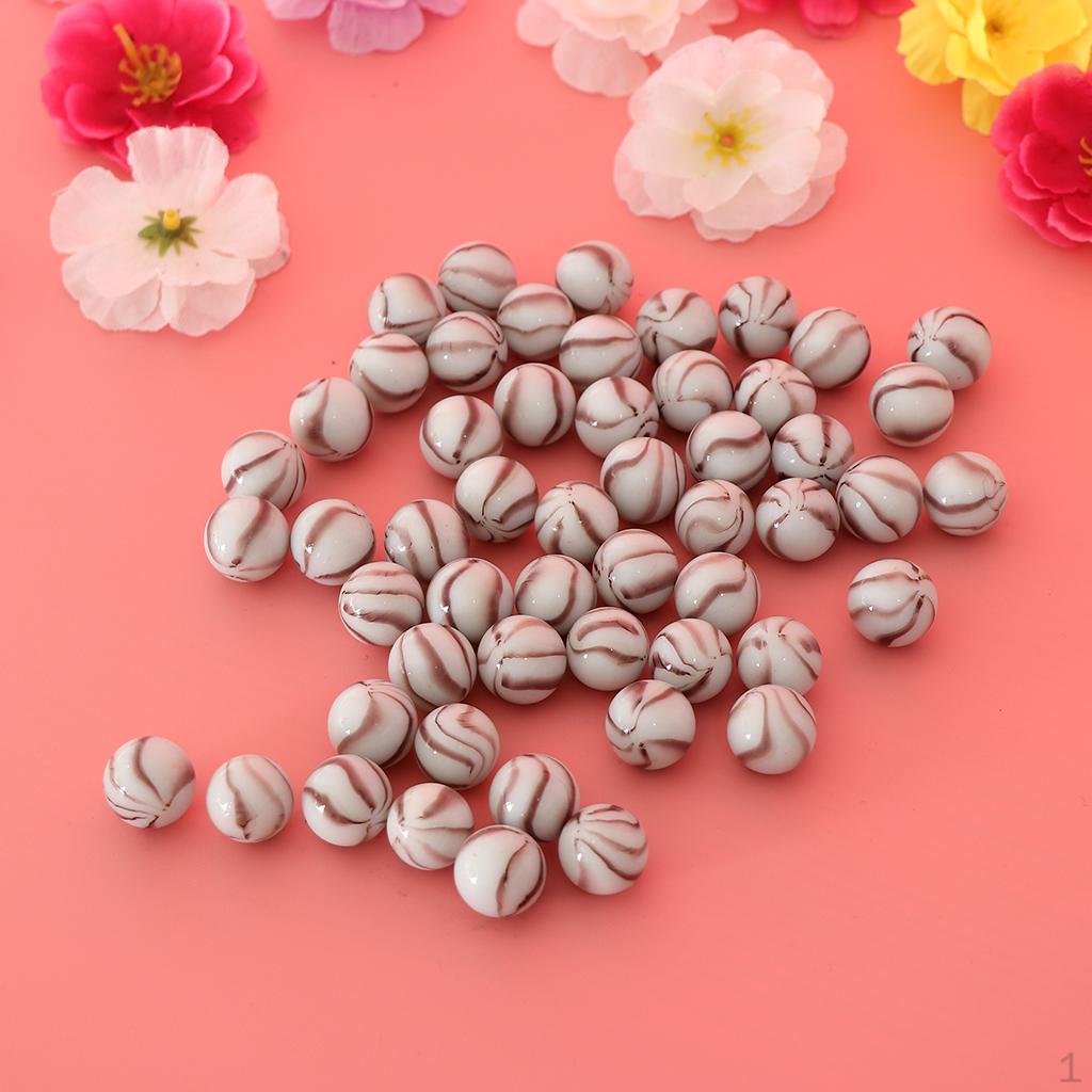 16 мм Традиционные стеклянные шарики Ручная работа Детская игрушка 50 шт./набор