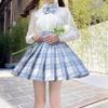 Japanese Academy Style JK Uniform Set - Long/Short Sleeve, Pleated Skirt for Female Students