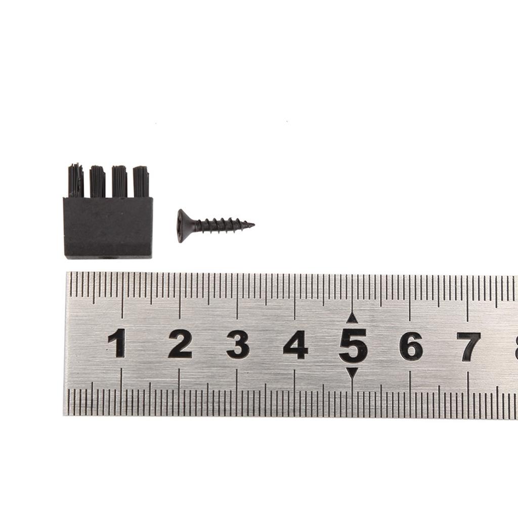 3pcs Arrow Rest Replacement Brushes with 3pcs Screws For Arrow Rest Archery Bow