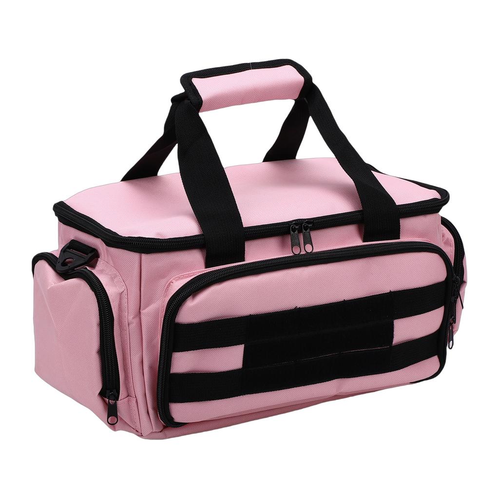14 Inch Tool Bag for Women Tool Carrier with Anti Friction Bottom for Electrician Carpenters Repairman Pink