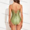 2024 Women's One-Piece Swimsuit: Slimming, Sexy, Sun Protection, Belly Covering, Gauze Skirt Bikini Set