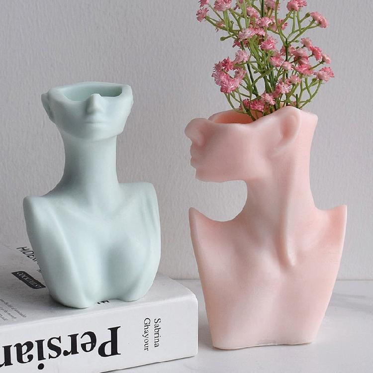 Baking Mould Supplies 3D Flower Pot Silicone Mold Making Cupcake Chocolate Bake