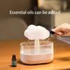 Home Bedroom Car Hot Sale Rain Cloud Humidifier Aroma Essence Oil Diffuser 7 Color LED Night Light Mushroom Design