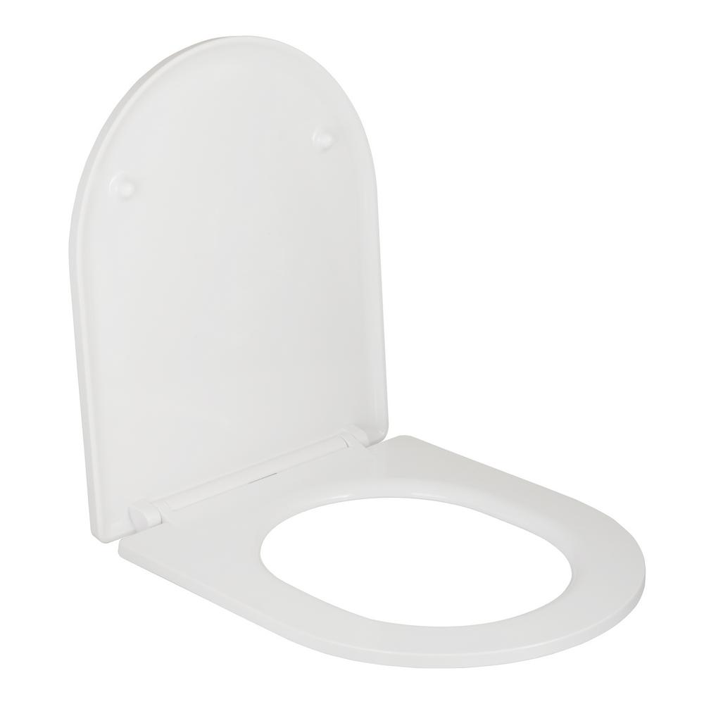 Soft-close universal toilet seat for Carsanit Kolo Roca Duroplast Kizomba