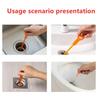 Hair Clog Remover Bathroom Drainage Blockage Remover Sink Snake Hair & Garbage Sewer Dredging Tool Hair Blockages Instant Unclog