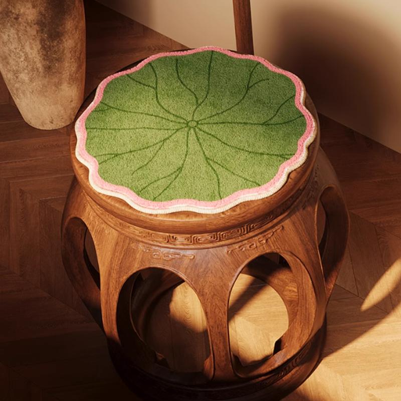 

Chinese Style Lotus Cushion Floor Mat Non-slip Sofa Stool Tatami Office Chair Mat Bay Window Tea Room Meditation Decor Futon 30cm