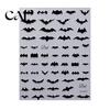 Holiday Party Nail Decals Halloween 3D Embossed Stickers, Skeleton Hand Pumpkin Spider Bat Gothic Manicure Art Decals, Decoration for Decor Sticker