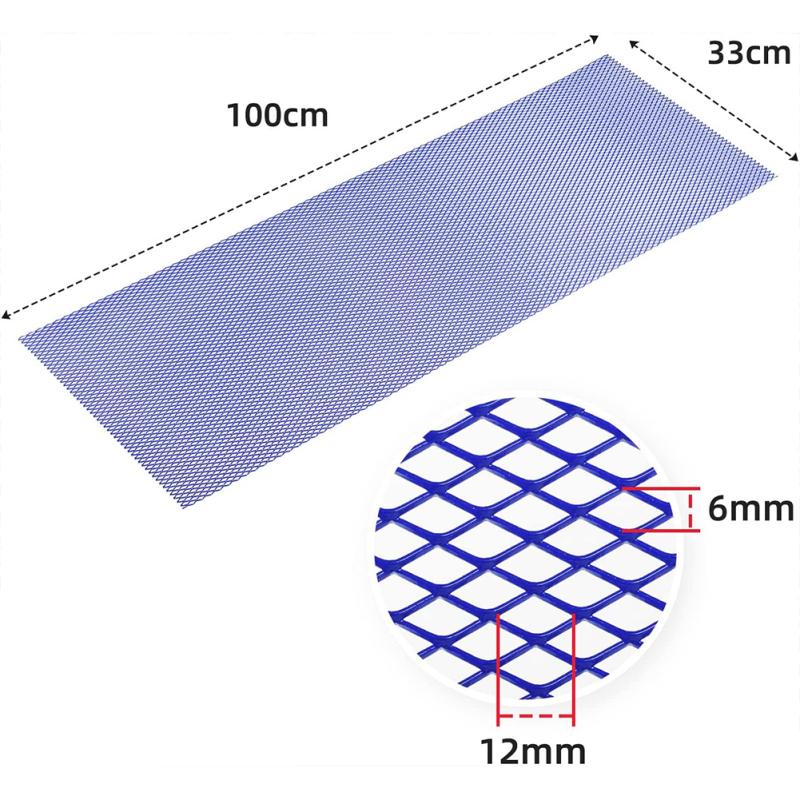 Сетка для автомобильного гриля, модифицированная решетка из алюминиевого сплава, устойчивая к коррозии, многофункциональная сетка для решетки