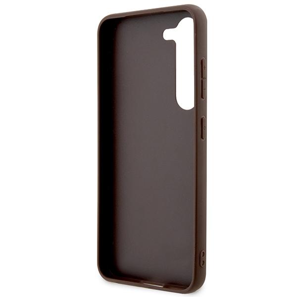 Guess Guhcs23Sp4Rpsw S23 S911 Brązowy/Brown Hardcase 4G Printed Stripe