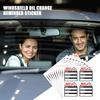 40 stuks Olieverversing Onderhoudsservice Herinneringsstickers Raam Rechthoekige Plakstickers Auto Sticker "VOLGENDE SERVICE VERWACHT"