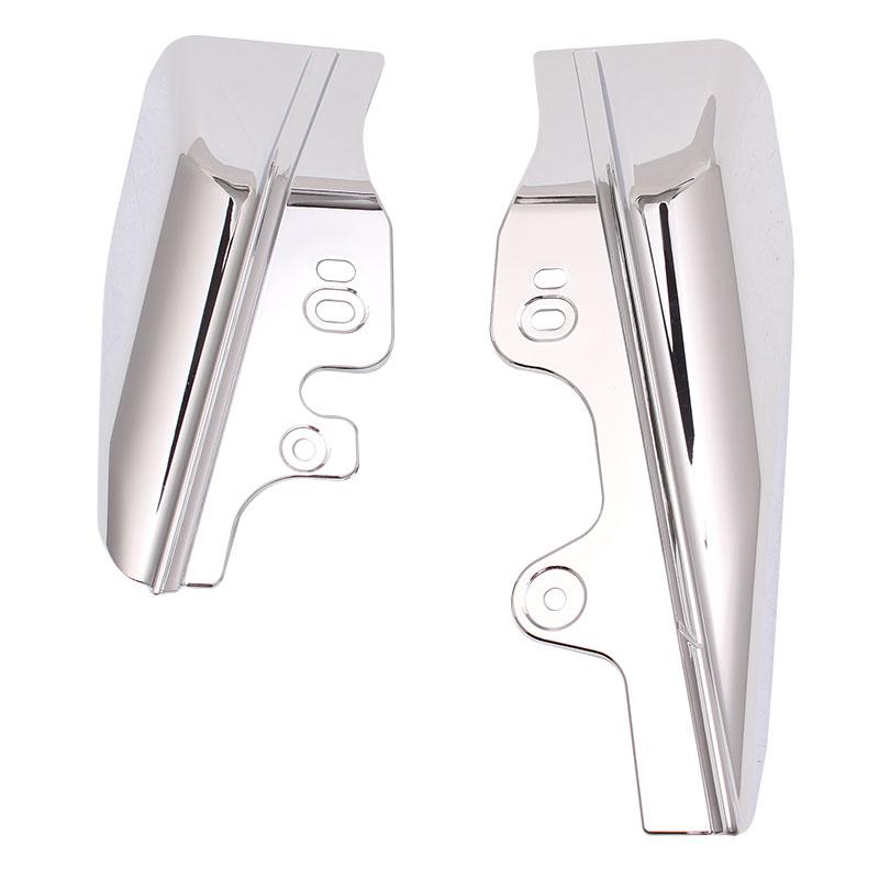 Chrome Motorcycle Mid-Frame Air Deflector For Harley Touring Street Electra Glide Road King FLHR FLHX FLTR FLHT FLHRS 2001-2008