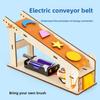 Science Educational Toy Kit For Kids With Diy Mechanical Conveyor Belt Model For Handson Learning