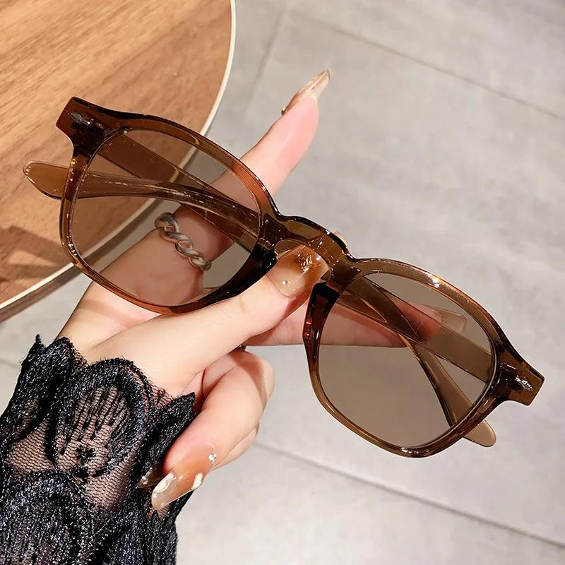 Retro Oval Frame Women'S Uv Protection Sunglasses Premium-Feel Oversized Comfortable Trendy Eyewear Brand Designtravel Shades