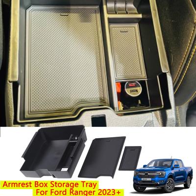 Auto Armlehne Box Ablage Organizer Fall Für Ford Ranger T9 2023 2024 Auto Zubehör