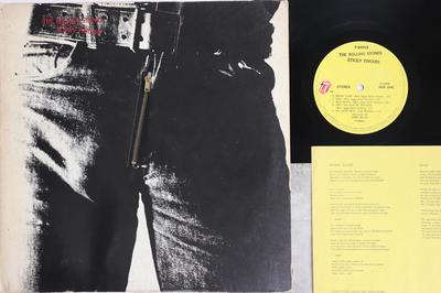 LP Record ROLLING STONES  Sticky Fingers P8091S WARNER BROS 1971 Japan Rock Used