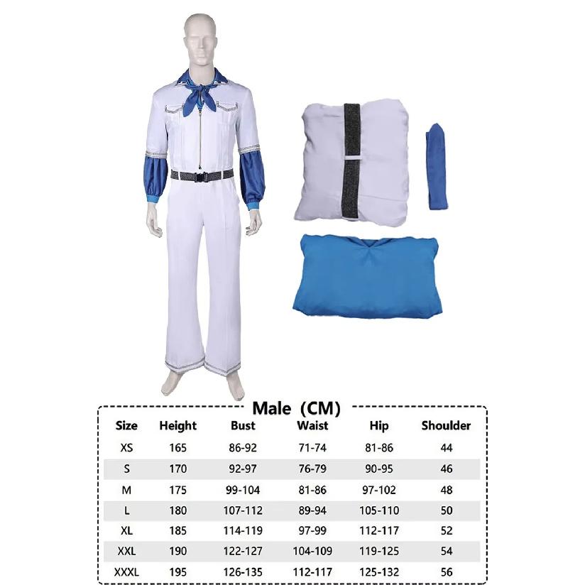 ABBA Cos Agnetha Anni-Frid Cosplay Fantasia 70s Costume Vintage Dress Disguise for Women Girls Halloween Carnival Party Clothes S