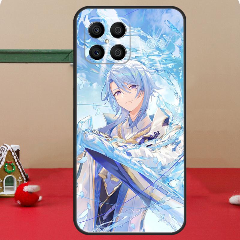 Genshin Impact Kamisato Ayato Case For Honor Magic 8 7 6 Pro Honor 200 400 70 90 Lite X8c X8b X9a X9b X9c X9d Win RT Coque
