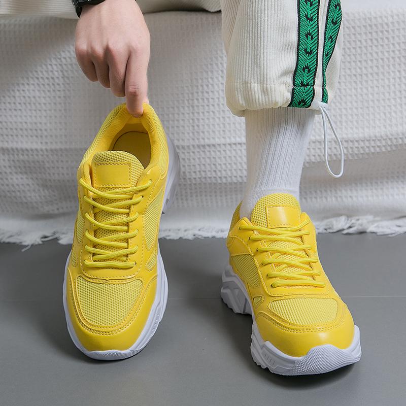 2024 Mode für Herren Neue atmungsaktive Mesh-Schuhe Schnürschuhe Freizeitschuhe Sportschuhe 4 Farben