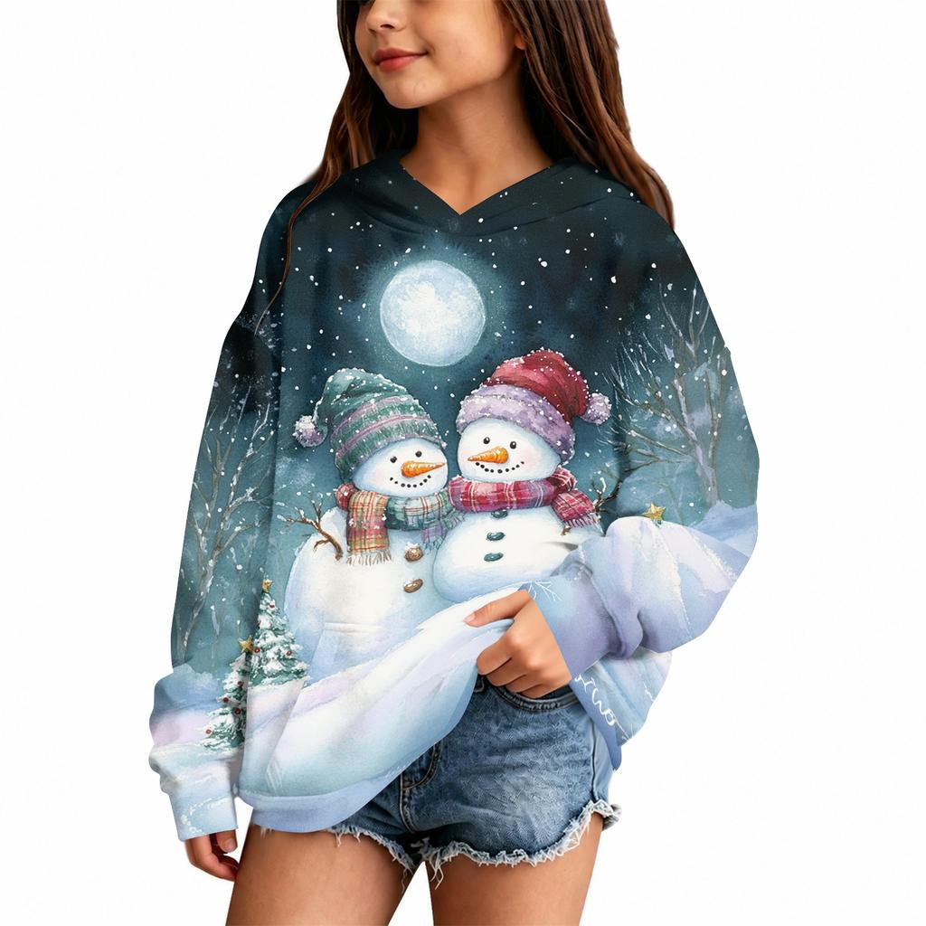 Children's Christmas printed sweater