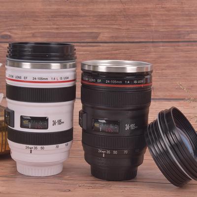 Nerezový hrnek ve tvaru objektivu fotoaparátu EF24-105mm, hrnky, dárek, šálky na kávu, canecas