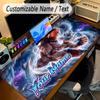 Large Mouse PadDragon Ball Custom Name Text Personalized Desk Mat Non Slip Gaming Pad
