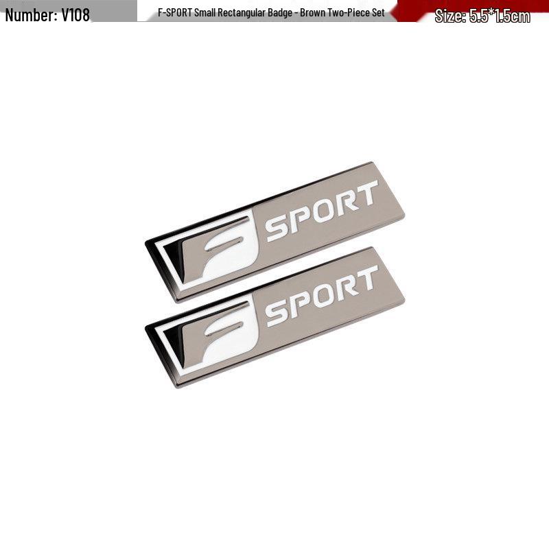 Emblems for Lexus IS200T, NX, CT200: FSPORT, Rear, & Side
