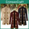 Original Design Vintage Men's Uniform Coat With High Collar For All Seasons