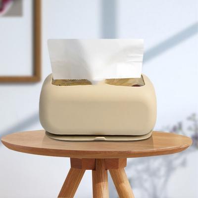 Silicone Tissue Box No Punching Napkin Storage Box Storage Container Paper Box  Living Room