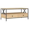 VidaXL Coffee Table Sonoma Oak 100x51x45 Cm Engineered Wood 835300