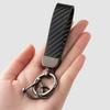 Keychain Pendant, Carbon Fiber Car Key Chain with Anti-Lost D-Ring, Universal Keychain for Men And Women