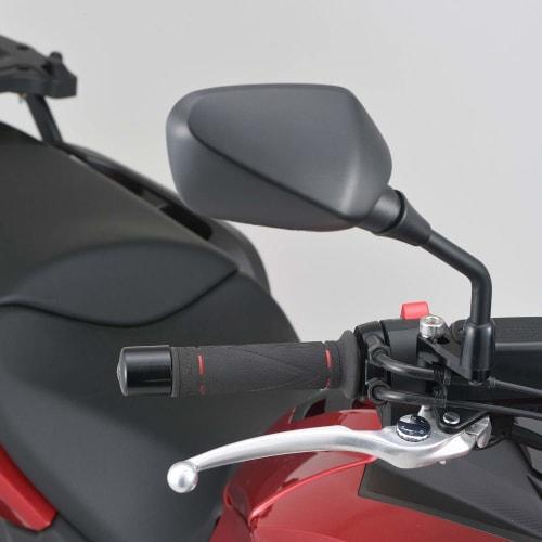 Motocyklové zrcátko Daytona Stay 1 kus na každé straně 10 mm šroub vpřed/vzad součástí Offsetový držák 35-45 mm Černá 99613