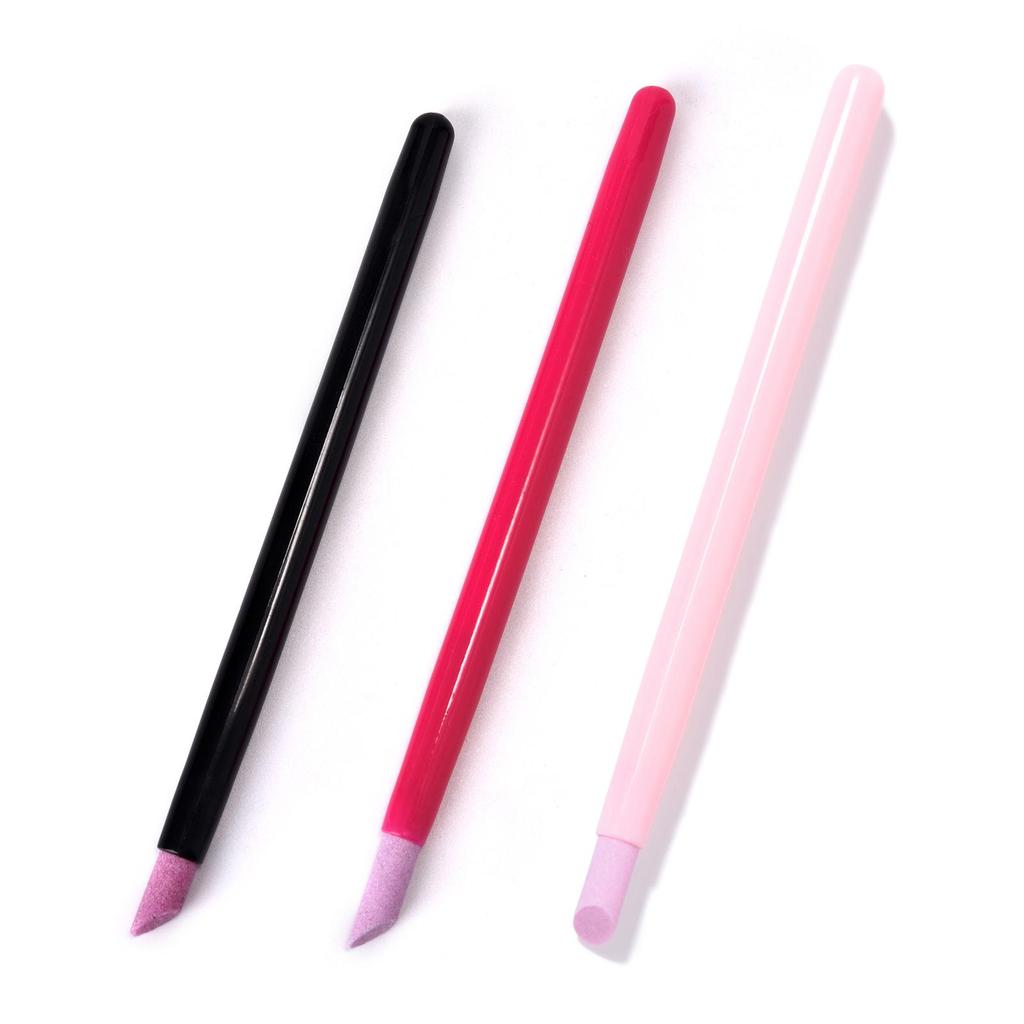 kads Nail Scrubs Manicure Stick Scrubs Stone Nail Cuticle Stick Spoon Cut Manicure Nail Pusher