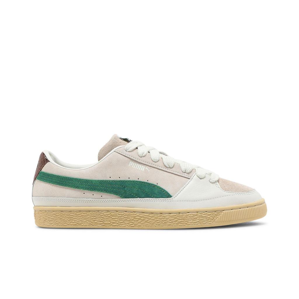Puma Suede 'White Juniper' (Unisex) Whisper White / Juniper Skateboard Shoes 382155 01