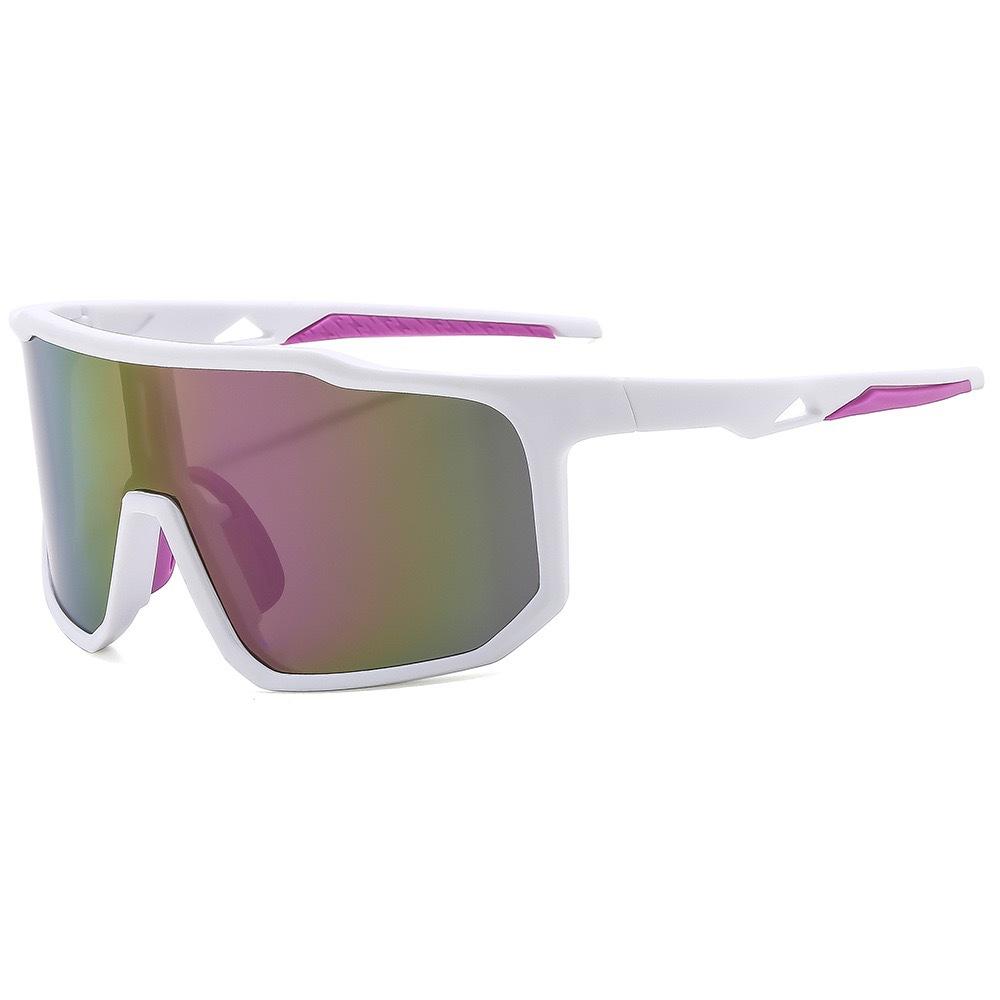 Men's Women's Outdoor Sports European American Cycling Sunglasses Large Frame Bicycle Cross-border New UV Resistant Glasses