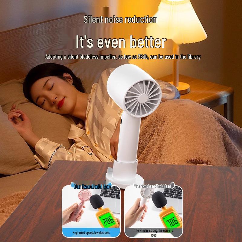 Portable Mini USB Fan: Silent Handheld & Desktop Personal Cooler