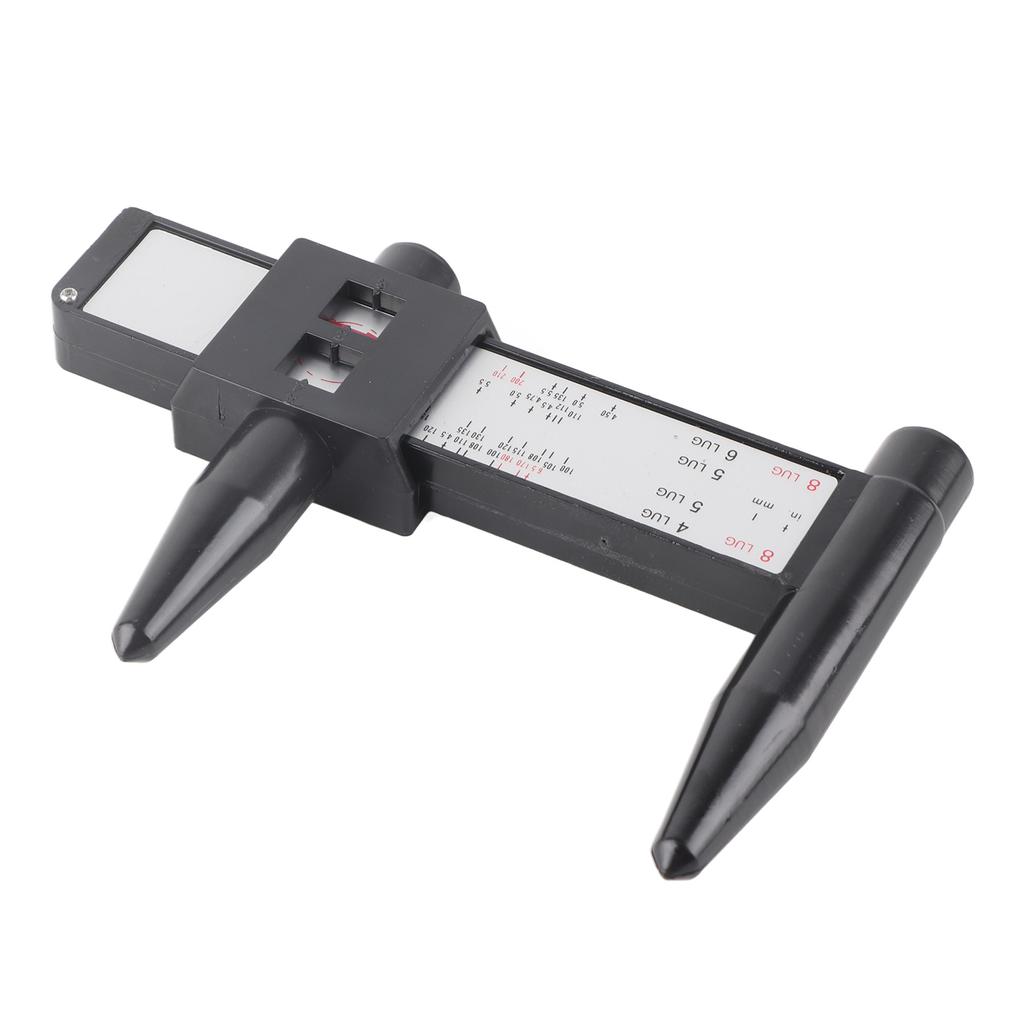 Car Wheel Rim Bolt Pattern Sliding Measuring Gauge Tool PCD Ruler 4 5 6 8 Lug