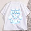 This Guy Loves To Fart Mens Funny TShirt Cotton Short Sleeve Humour Joke Tshirt Male Loose Comfortable T Shirt Fathers Day Tee